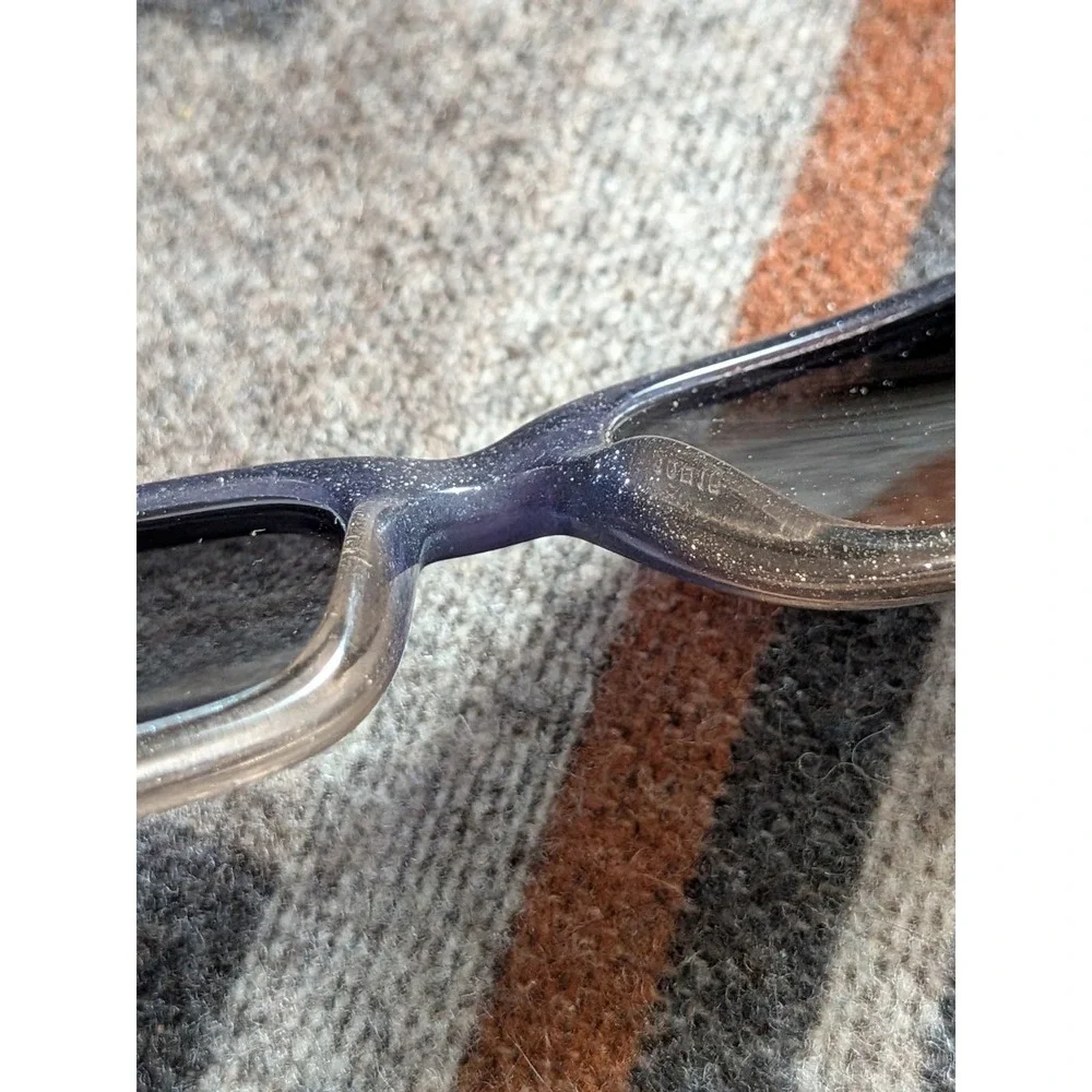 Coach Eyeglasses Frames Only 5489 Denim Taupe Glitter Gradient Floral HC 6142
